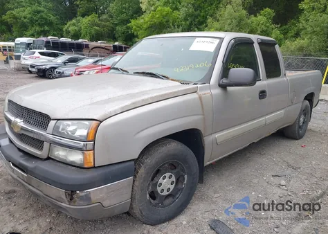 2004 Chevrolet Silverado 1500 Ls из США, поврежденный, VIN 2GCEC19T441176768